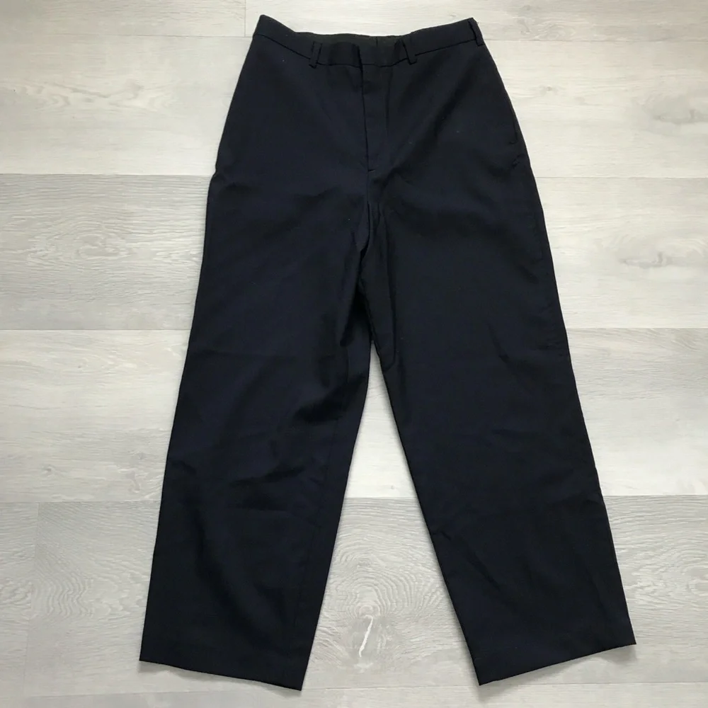 SMOCK NAVYBTHE OFFICER TROUSER PANT 100% WOOL ANKLE CROP 2